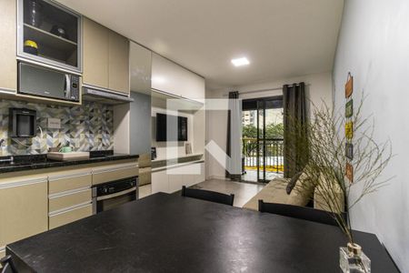 Sala e Cozinha de apartamento à venda com 1 quarto, 39m² em Campos Elíseos, São Paulo