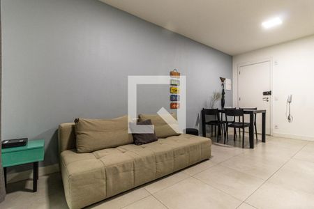Sala - Sofá-Cama de apartamento à venda com 1 quarto, 39m² em Campos Elíseos, São Paulo
