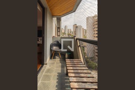 Varanda da Sala de apartamento à venda com 3 quartos, 143m² em Vila Andrade, São Paulo