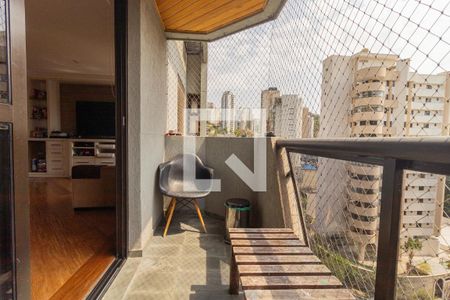 Varanda da Sala de apartamento à venda com 3 quartos, 143m² em Vila Andrade, São Paulo
