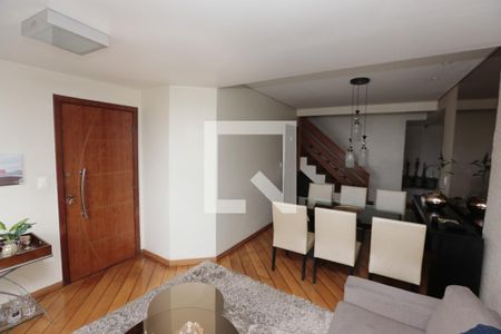 sala  de apartamento à venda com 4 quartos, 277m² em Bairro da Glória, Contagem