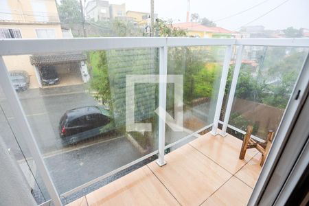 Casa de condomínio para alugar com 125m², 2 quartos e 2 vagasSuíte 1 - varanda