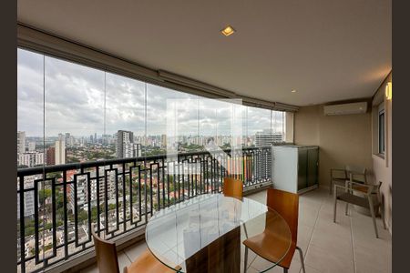 Varanda Gourmet de apartamento para alugar com 3 quartos, 144m² em Campo Belo, São Paulo