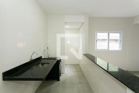 Cozinha de apartamento para alugar com 2 quartos, 37m² em Chácara Califórnia, São Paulo