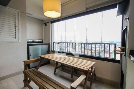 Varanda da Sala de apartamento para alugar com 2 quartos, 60m² em Brás, São Paulo