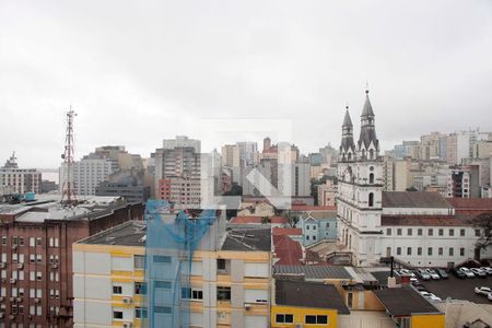 Sala Vista de apartamento à venda com 1 quarto, 38m² em Centro Histórico, Porto Alegre