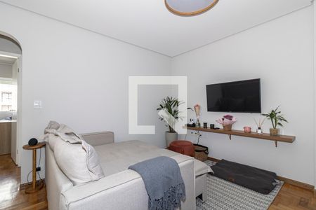 Sala de apartamento à venda com 2 quartos, 62m² em Indianópolis, São Paulo