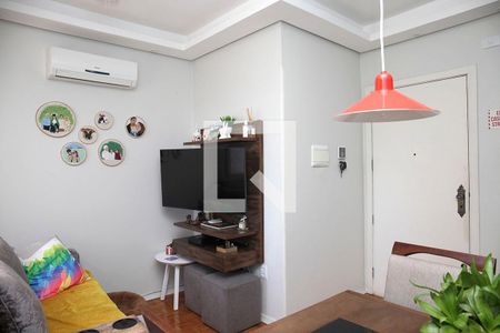 Sala de apartamento à venda com 1 quarto, 39m² em Farroupilha, Porto Alegre