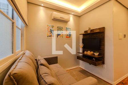 Sala de apartamento à venda com 1 quarto, 39m² em Farroupilha, Porto Alegre