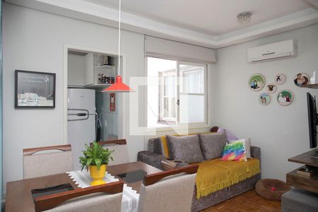 Sala de apartamento à venda com 1 quarto, 39m² em Farroupilha, Porto Alegre