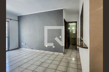 Sala de apartamento para alugar com 1 quarto, 55m² em Vila Júlia, Guarujá