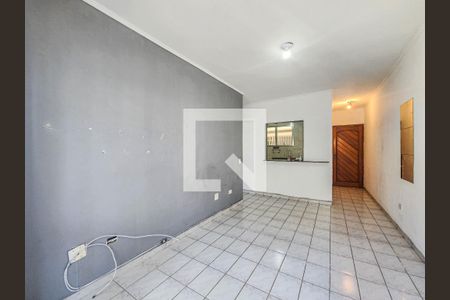 Sala de apartamento para alugar com 1 quarto, 55m² em Vila Júlia, Guarujá