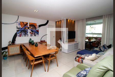Sala de apartamento à venda com 3 quartos, 98m² em Buritis, Belo Horizonte