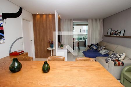 Sala de apartamento à venda com 3 quartos, 98m² em Buritis, Belo Horizonte
