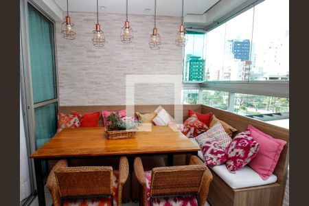 Varanda Gourmet de apartamento à venda com 3 quartos, 98m² em Buritis, Belo Horizonte