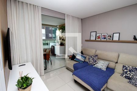 Sala de apartamento à venda com 3 quartos, 98m² em Buritis, Belo Horizonte