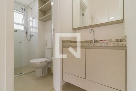 Apartamento para alugar com 58m², 1 quarto e 2 vagas Apartamento para alugar com 58m², 1 quarto e 2 vagasBanheiro