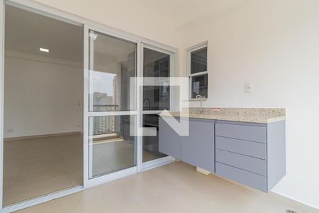 Varanda da Sala de apartamento à venda com 1 quarto, 58m² em Morumbi, São Paulo
