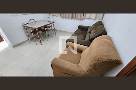Sala de apartamento para alugar com 1 quarto, 50m² em Itararé, Santos