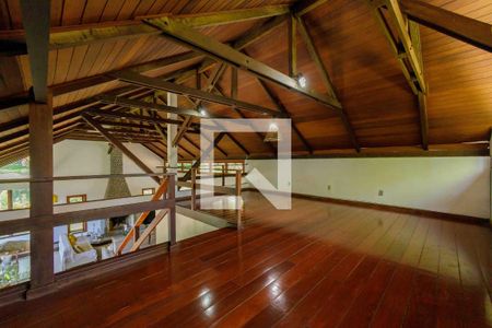 Sala Mezanino de casa de condomínio à venda com 4 quartos, 800m² em Itanhangá, Rio de Janeiro