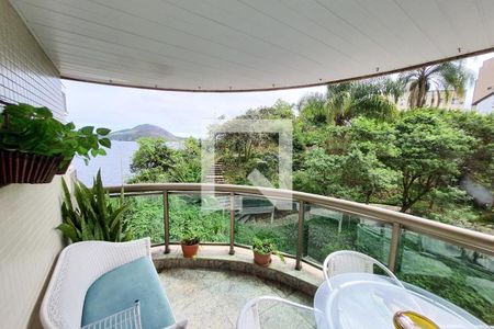 Varanda da Sala de apartamento à venda com 4 quartos, 180m² em Icaraí, Niterói