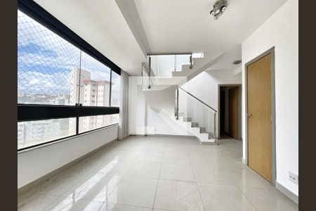 Sala de apartamento à venda com 4 quartos, 204m² em Buritis, Belo Horizonte