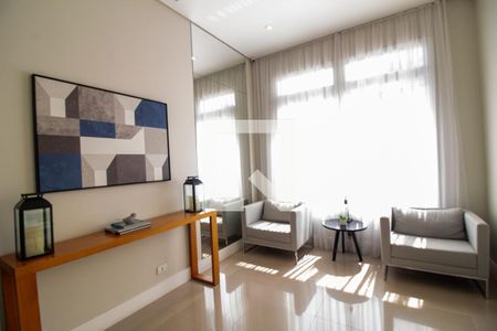 Apartamento para alugar com 34m², 1 quarto e 1 vaga Apartamento para alugar com 34m², 1 quarto e 1 vagaHall social