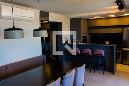 Apartamento para alugar com 90m², 1 quarto e 2 vagas Apartamento para alugar com 90m², 1 quarto e 2 vagasSala de Jantar