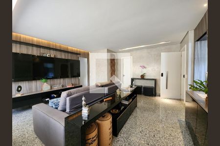 Sala de apartamento à venda com 3 quartos, 103m² em Vale do Sereno, Nova Lima