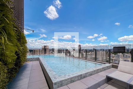 Studio para alugar com 28m², 1 quarto e sem vagaPiscina