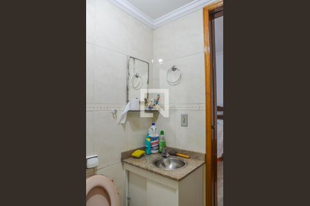 Banheiro da Suíte de casa à venda com 2 quartos, 240m² em Vila Caminho do Mar, São Bernardo do Campo