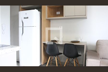 Cozinha de kitnet/studio para alugar com 1 quarto, 26m² em Santana, São Paulo