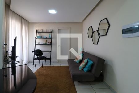 Sala de apartamento para alugar com 1 quarto, 42m² em Vila Seixas, Ribeirão Preto