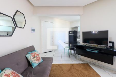 Sala de apartamento para alugar com 1 quarto, 42m² em Vila Seixas, Ribeirão Preto