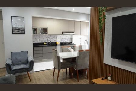 Sala de apartamento à venda com 3 quartos, 73m² em Vila Osasco, Osasco