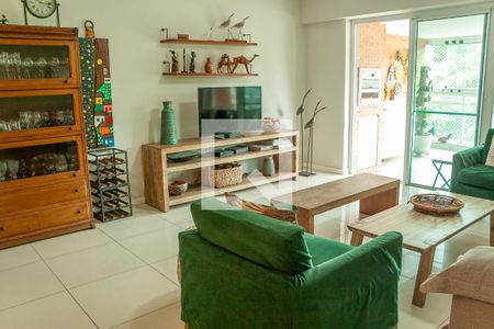 Sala de apartamento à venda com 3 quartos, 133m² em Barra da Tijuca, Rio de Janeiro