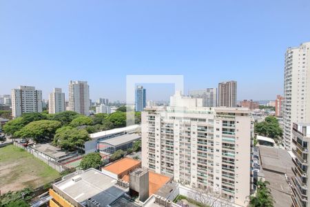 Vista da Varanda da Sala de apartamento à venda com 1 quarto, 46m² em Jardim Santo Amaro, São Paulo