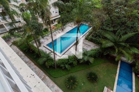 Vista da Sala de apartamento para alugar com 1 quarto, 37m² em Panamby, São Paulo
