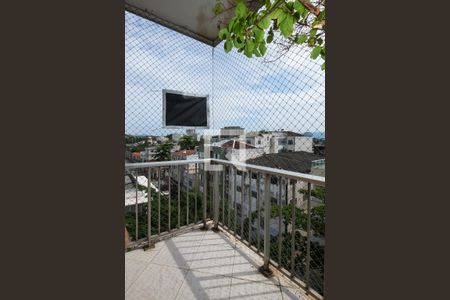 Varanda da Sala de apartamento à venda com 3 quartos, 86m² em Maracanã, Rio de Janeiro