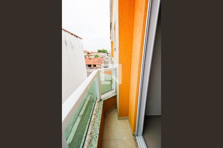 Varanda da Suíte de apartamento à venda com 2 quartos, 90m² em Vila Camilópolis, Santo André