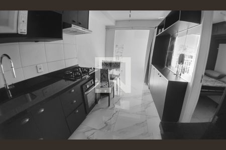 Cozinha de apartamento à venda com 1 quarto, 29m² em Ferreira, São Paulo