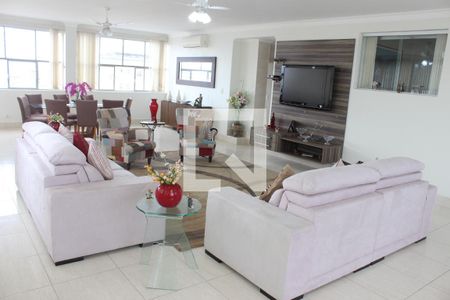 Sala 1 de apartamento para alugar com 3 quartos, 200m² em Boa Vista, São Vicente