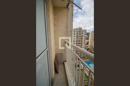 Varanda da Sala de apartamento para alugar com 2 quartos, 49m² em São Cristóvão, Rio de Janeiro