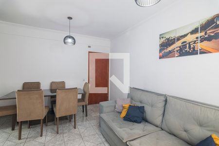 Sala de apartamento à venda com 2 quartos, 55m² em Vila Lutécia, Santo André