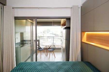 Studio para alugar com 27m², 1 quarto e sem vagaSala/Quarto