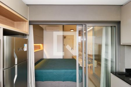 Studio para alugar com 27m², 1 quarto e sem vagaVaranda gourmet