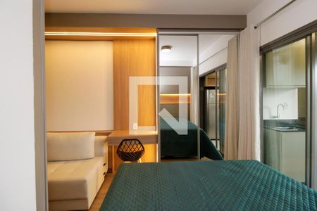 Studio para alugar com 27m², 1 quarto e sem vagaSala/Quarto