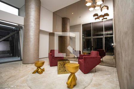 Studio para alugar com 27m², 1 quarto e sem vagaHall social