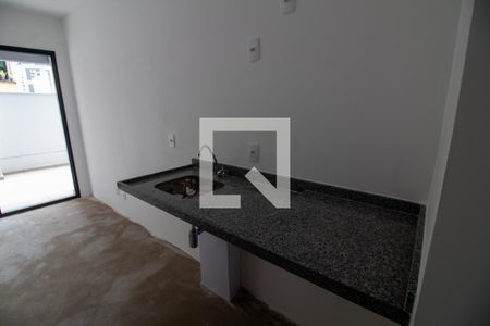 Cozinha de kitnet/studio à venda com 1 quarto, 38m² em Campo Belo, São Paulo