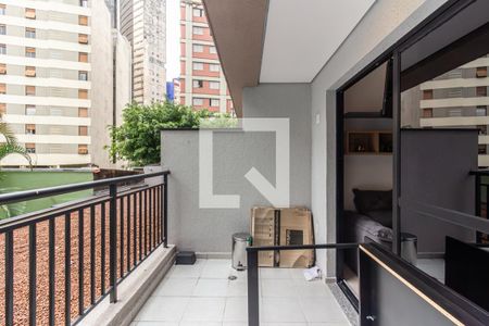 Studio para alugar com 28m², 1 quarto e sem vagaStudio - Varanda